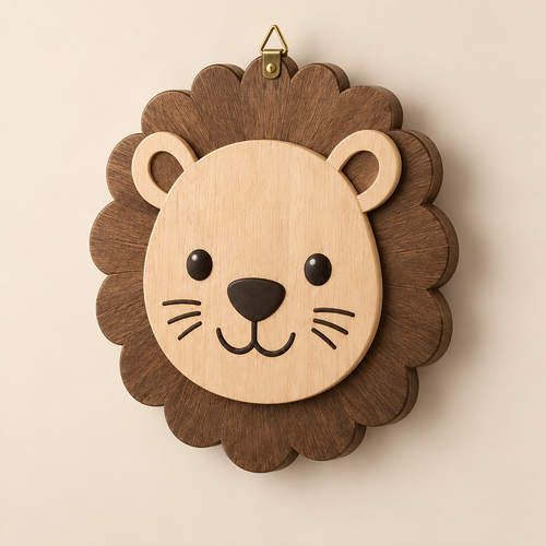 Lumqeva™ Animal-Themed Wooden Wall Hanging image 01