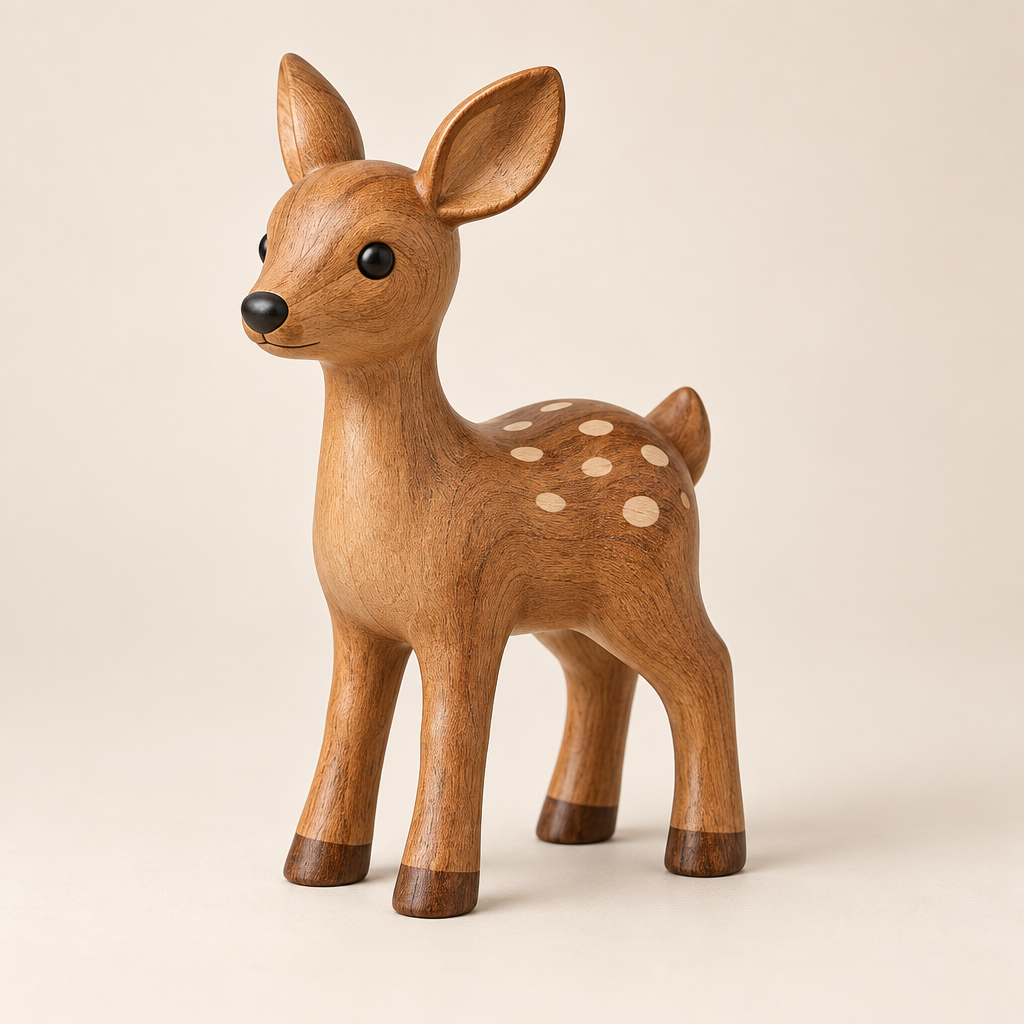 Lumqeva™ Wooden Animal Decorative Figurine image 01